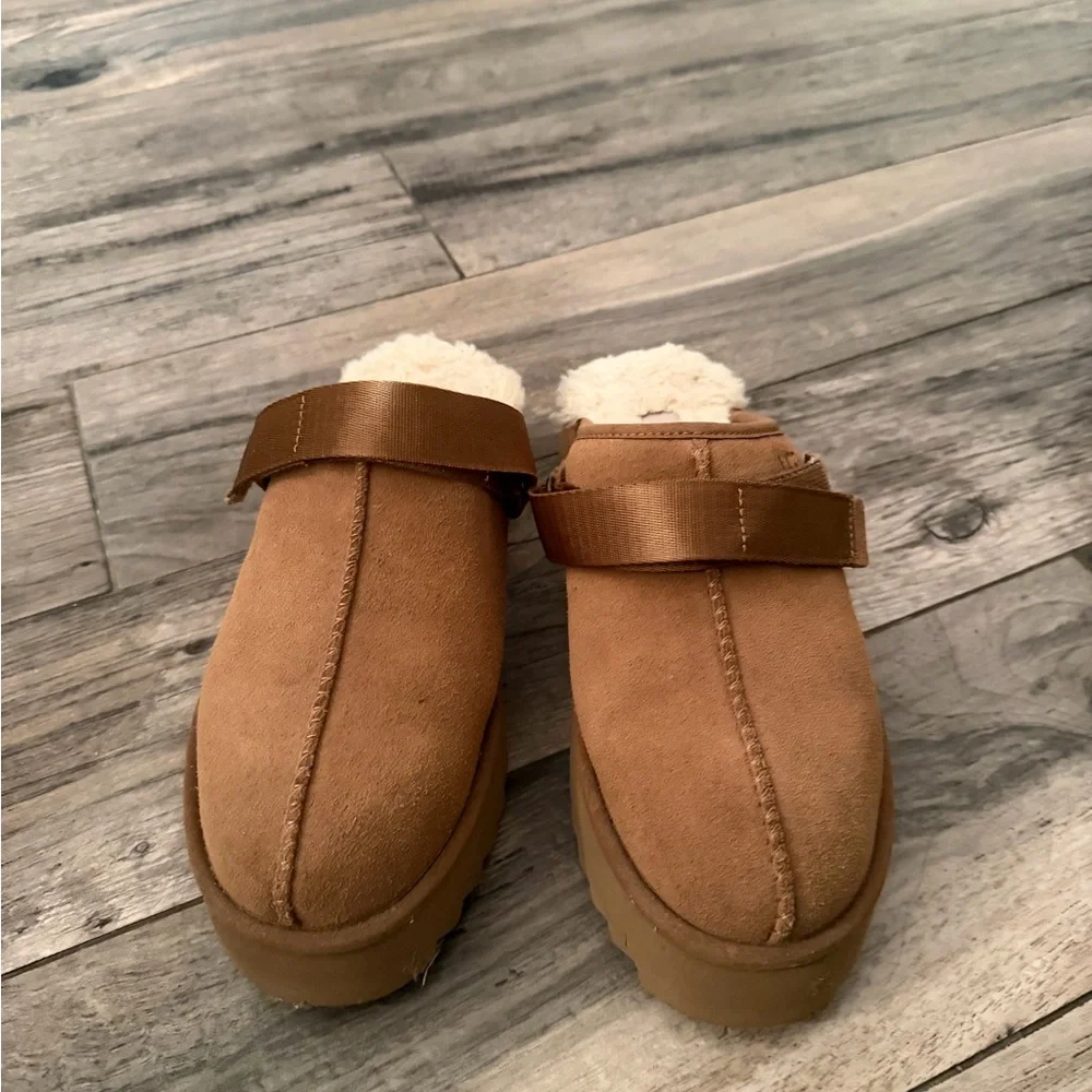 UGG Women Lanah Clog Platform - Chestnut like goldenstar - Picture 4 of 5